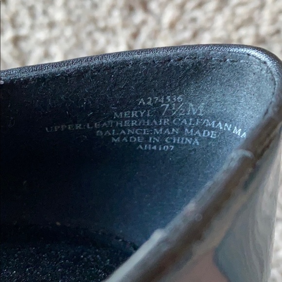 LOGO animal print cowhide loafers 7.5 - Picture 6 of 6